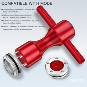 Gofotu seal with O-rings to prevent moisture in weight cavity