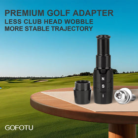 Gofotu sleeve adapter includes ferrule, washer, and screw for easy setup.