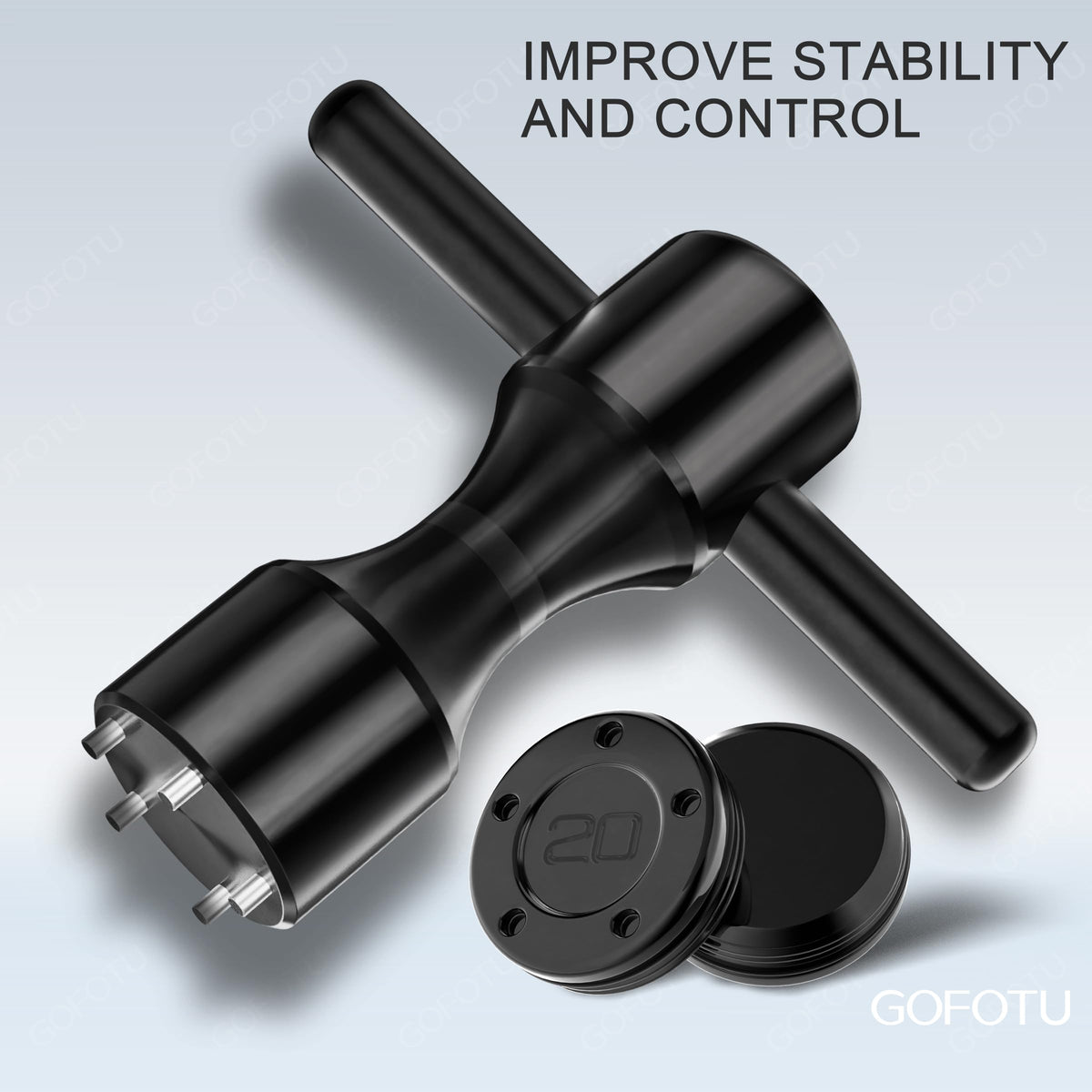 Gofotu protective O‑rings seal against moisture in the weight cavity.