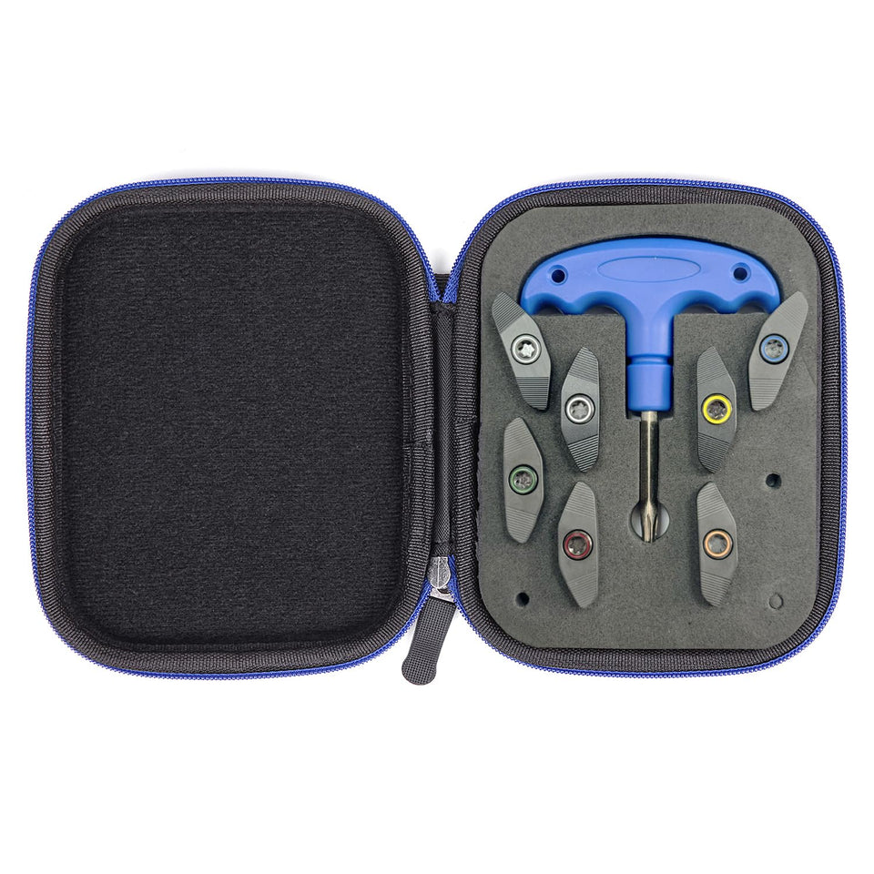 Gofotu weight set 3g-15g arranged for precise golf head tuning.