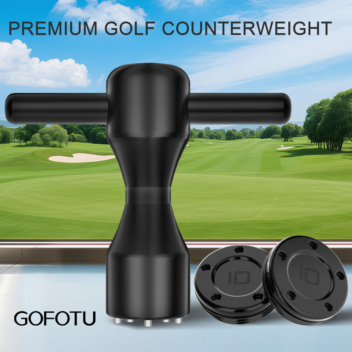 Two weights per size from 5g to 40g enable customizable feel on the green.