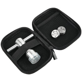 Gofotu weights and case with wrench enable quick on-course weight swaps