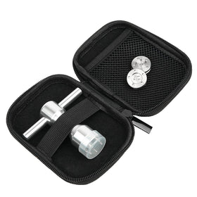 Gofotu wrench and case for quick, secure weight adjustments on the course.