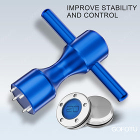 Gofotu wrench and weights ready for quick on-course tuning
