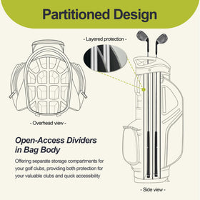 GoHimal 10-pocket layout helps organize gear, beverages, and accessories easily.
