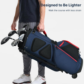 GoHimal 14-Way stand bag cooler pocket for drinks and snacks on the course