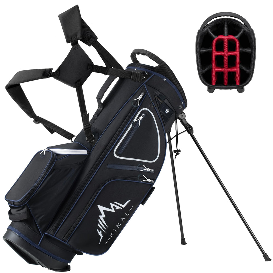 GoHimal 14-way divider system keeps clubs separated and protected during round.