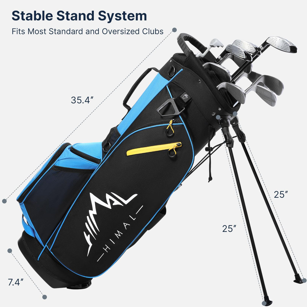 GoHimal 14-Way Stand Bag hip pad easing long rounds