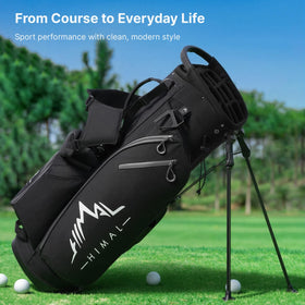 GoHimal cooler pocket keeps beverages or snacks cool on course.