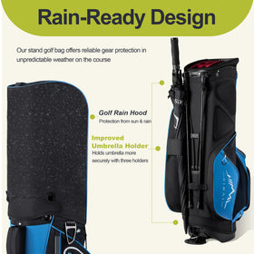GoHimal weatherproof fabric shields gear from rain and humidity.