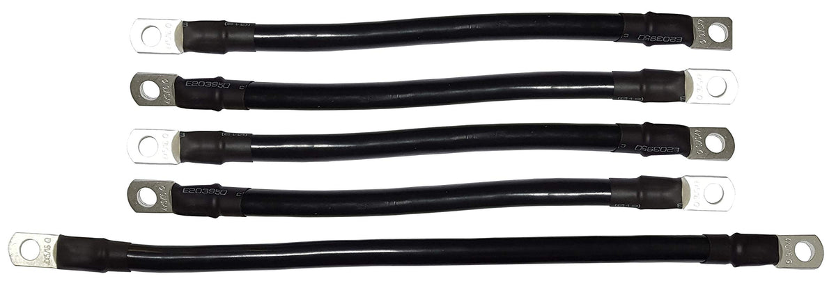 Golf Cart King EZGO TXT/Medalist 4-gauge cables for reliable golf cart power connections.