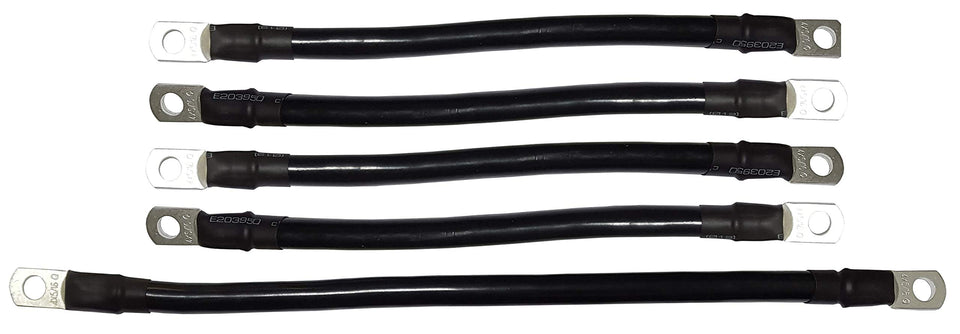 Golf Cart King EZGO TXT/Medalist 4-gauge cables for reliable golf cart power connections.