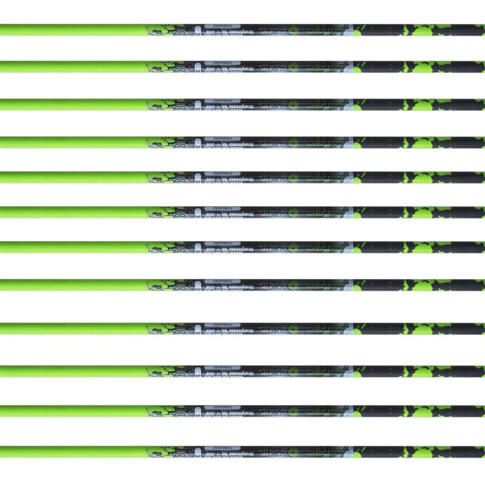 Gold Tip Name The Game Green Splash 400 Raw Shafts for consistent flight and accuracy