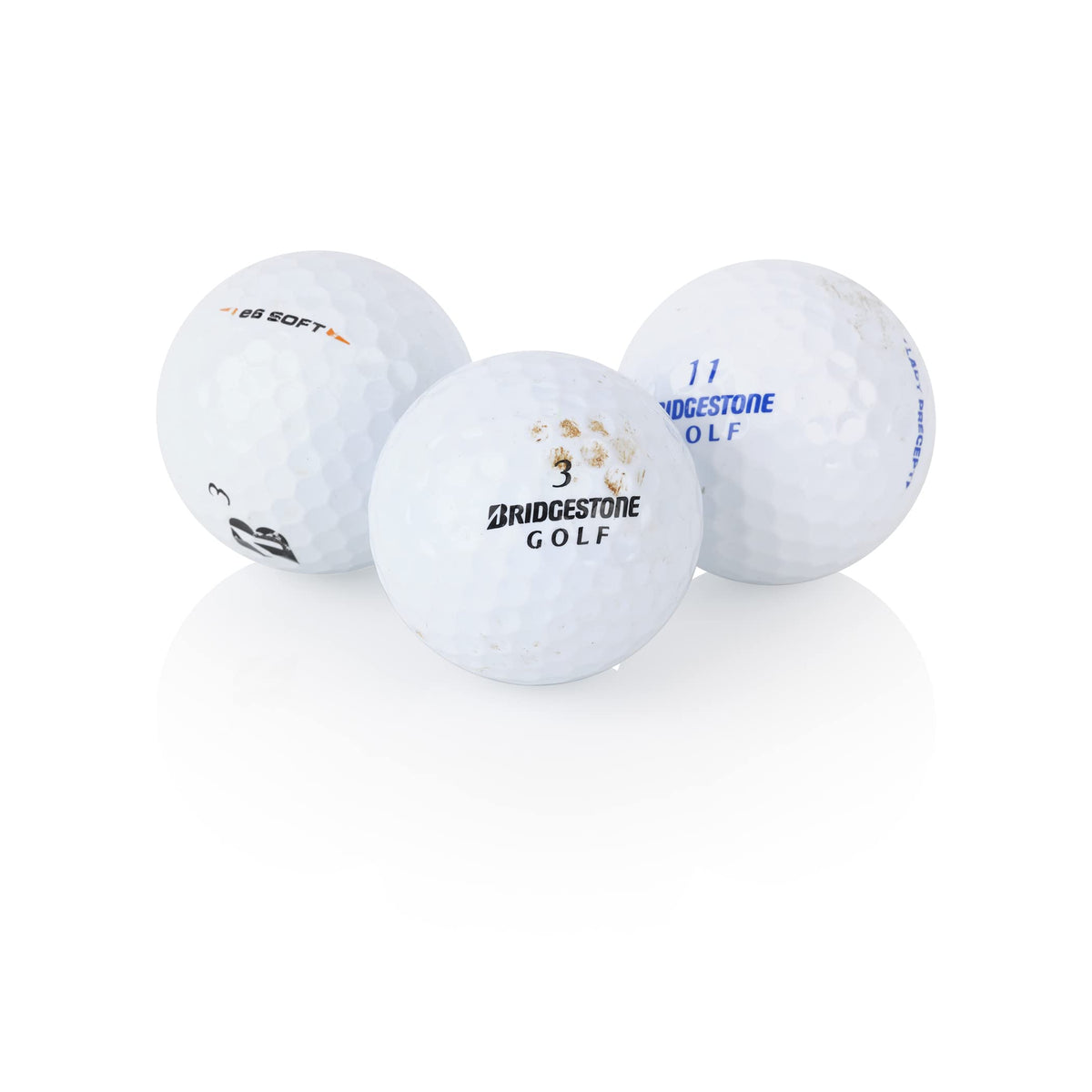 GOLF BALL COUNTRY Bridgestone e6 balls for budget-friendly practice rounds.