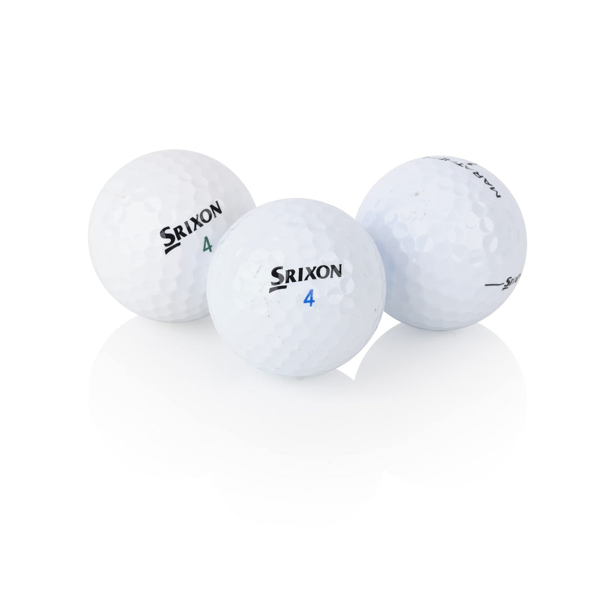 GOLF BALL COUNTRY Srixon mix near mint 4A in mesh bag for practice.