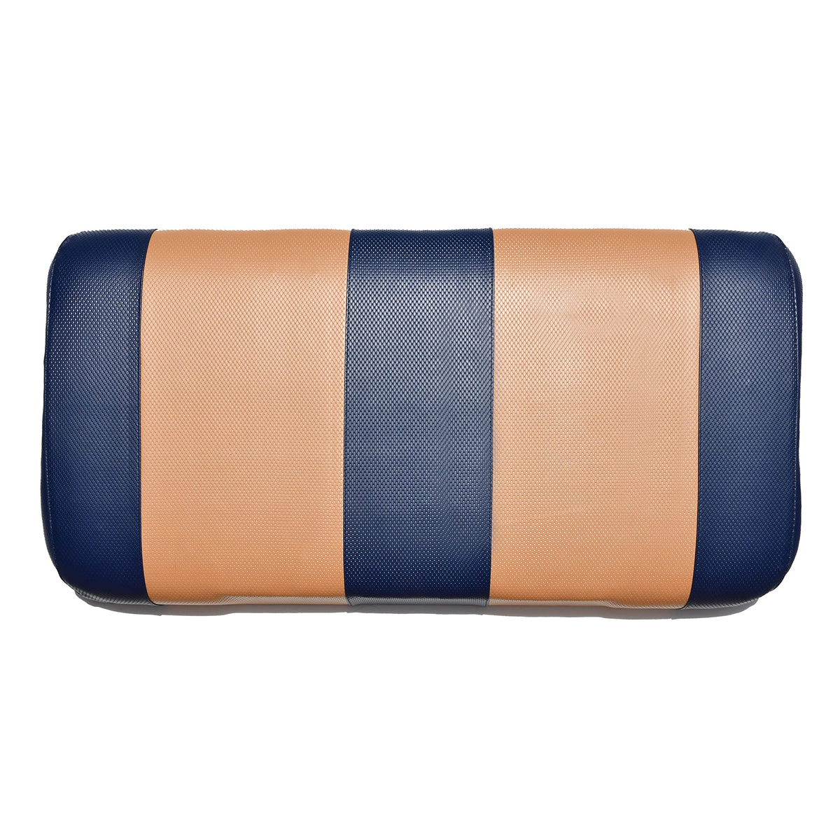 GOLF BALL DIVERS EZGO TXT blue-tan seat cover on rear bench for durability