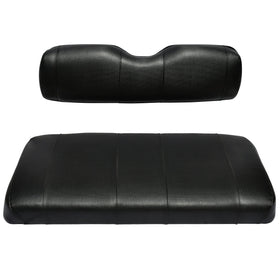 GOLF BALL DIVERS EZGO TXT seat cover on bench for refreshed look