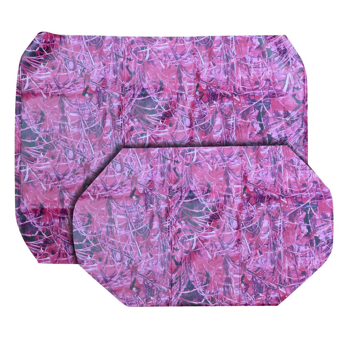 Golf Ball Divers EZGO TXT pink camo seat cover enhances style and durability