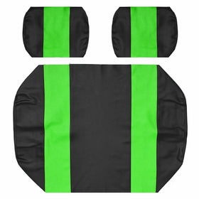 GOLF BALL DIVERS seat cover for EZGO Marathon front bench seat with two-tone styling and UV protection