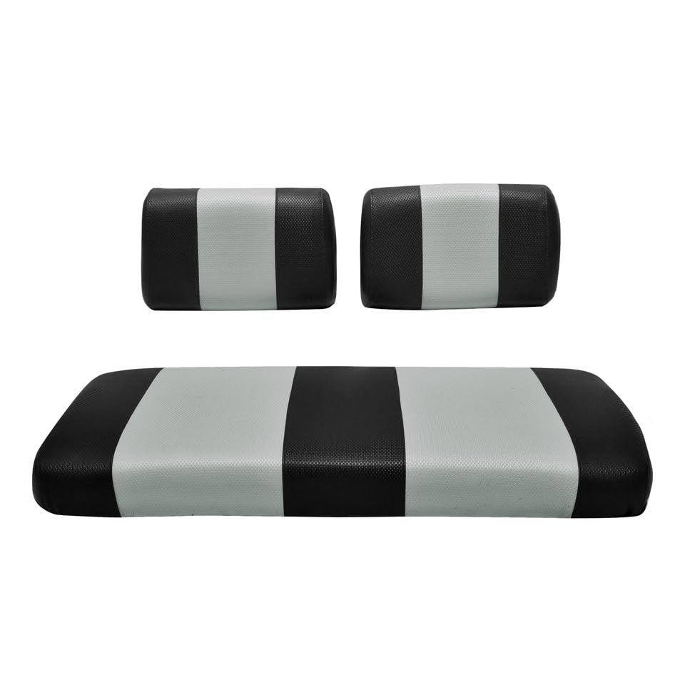 GOLF BALL DIVERS seat cover for the front bench in black-silver, improving durability and style.