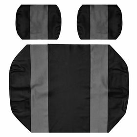 GOLF BALL DIVERS replacement seat cover showcases staple installation and durable marine vinyl.