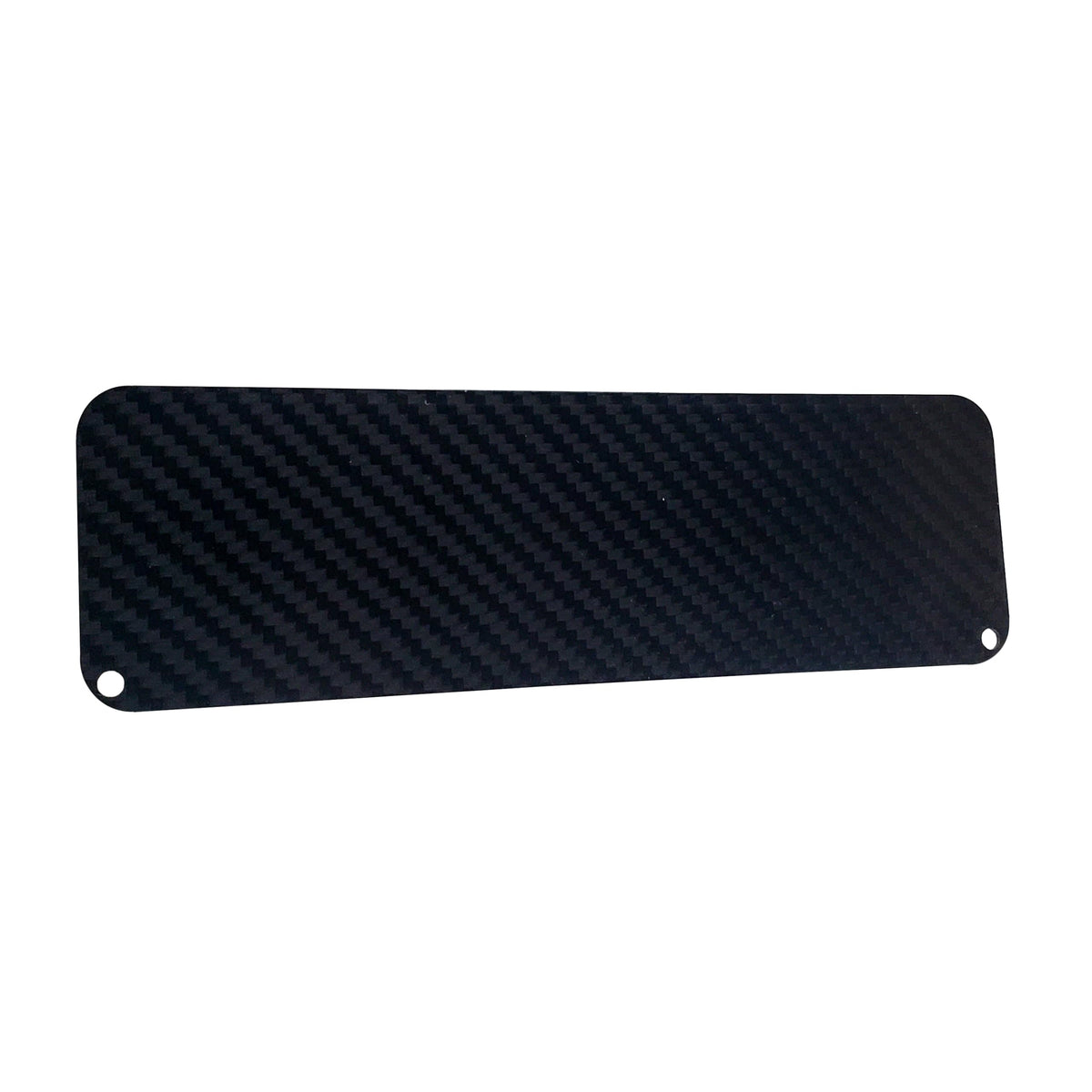 Dash plate with golf ball holder opening for convenient storage.