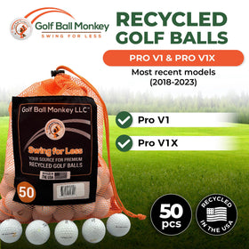 Golf Ball Monkey 3A good-condition Pro V1x balls for practice.