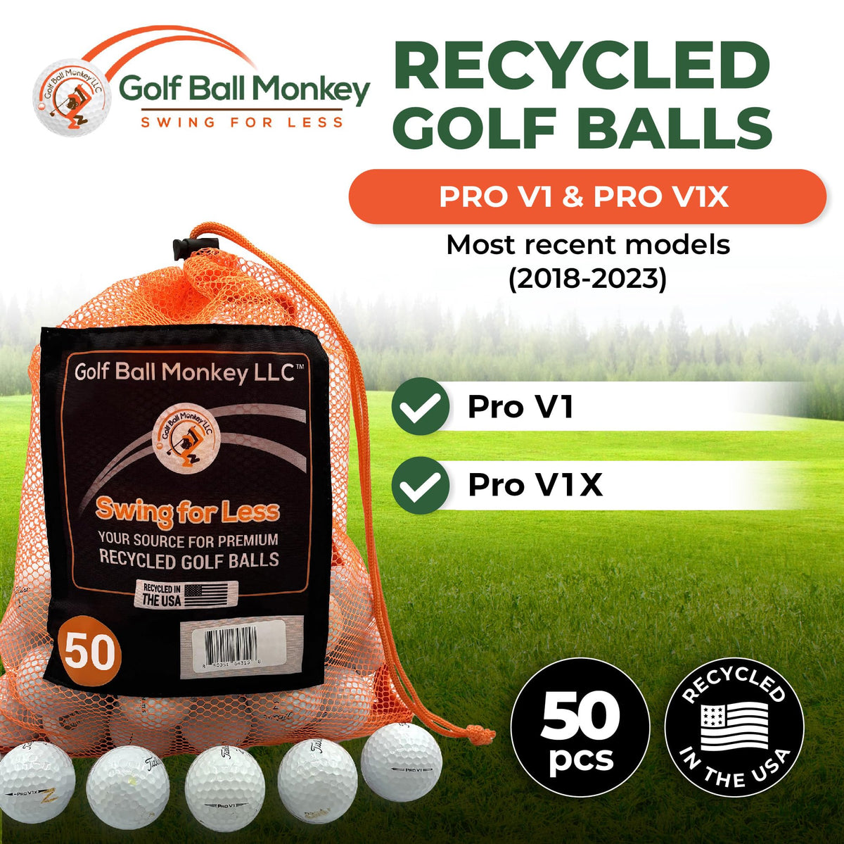 Golf Ball Monkey near mint balls ideal for casual rounds