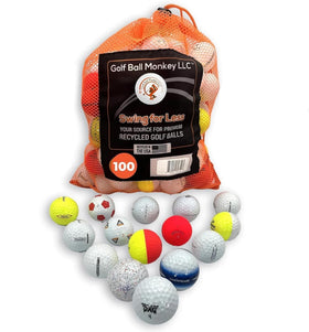 Golf Ball Monkey Pro Line used balls mix with top brands for affordable practice sessions.
