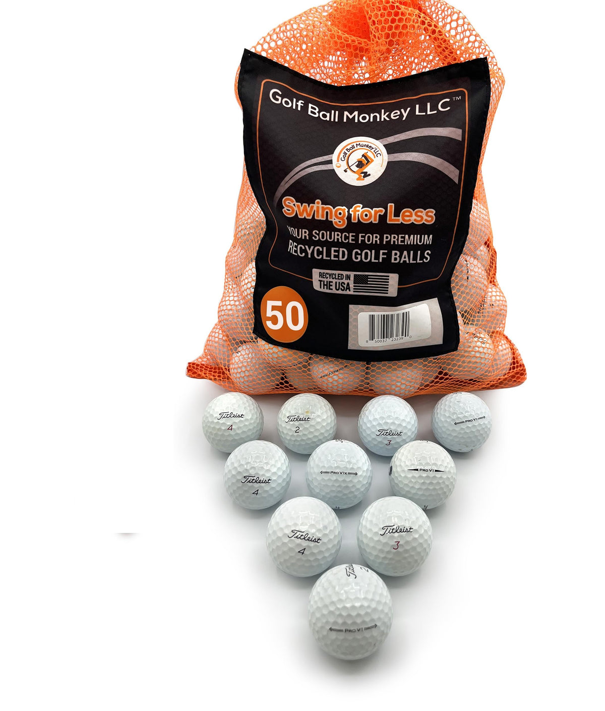Golf Ball Monkey Pro V1 and Pro V1X bulk mix ready for play