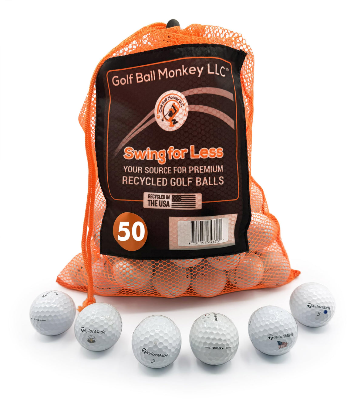 Golf Ball Monkey TP5 TP5X bulk pack on display for practice and savings.