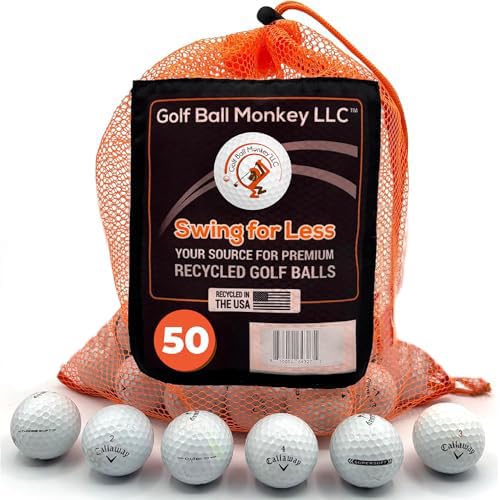 Golf Ball Monkey used balls mix with Callaway Supersoft and others for versatile play.
