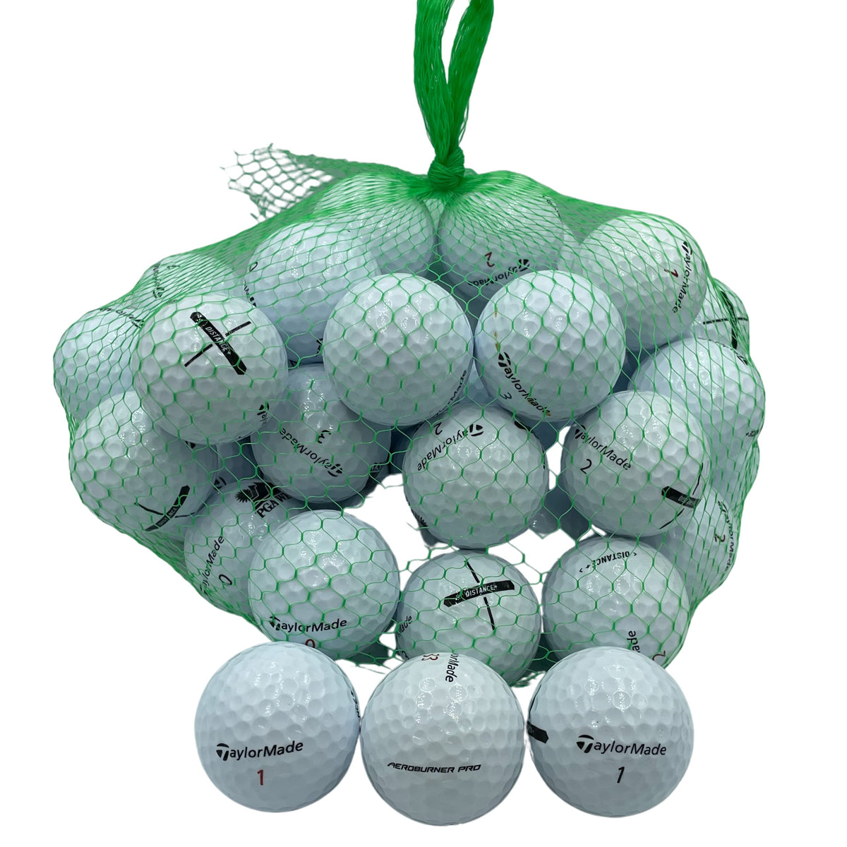 Golf Ball Planet 50-pack used Taylormade mint balls for affordable practice.