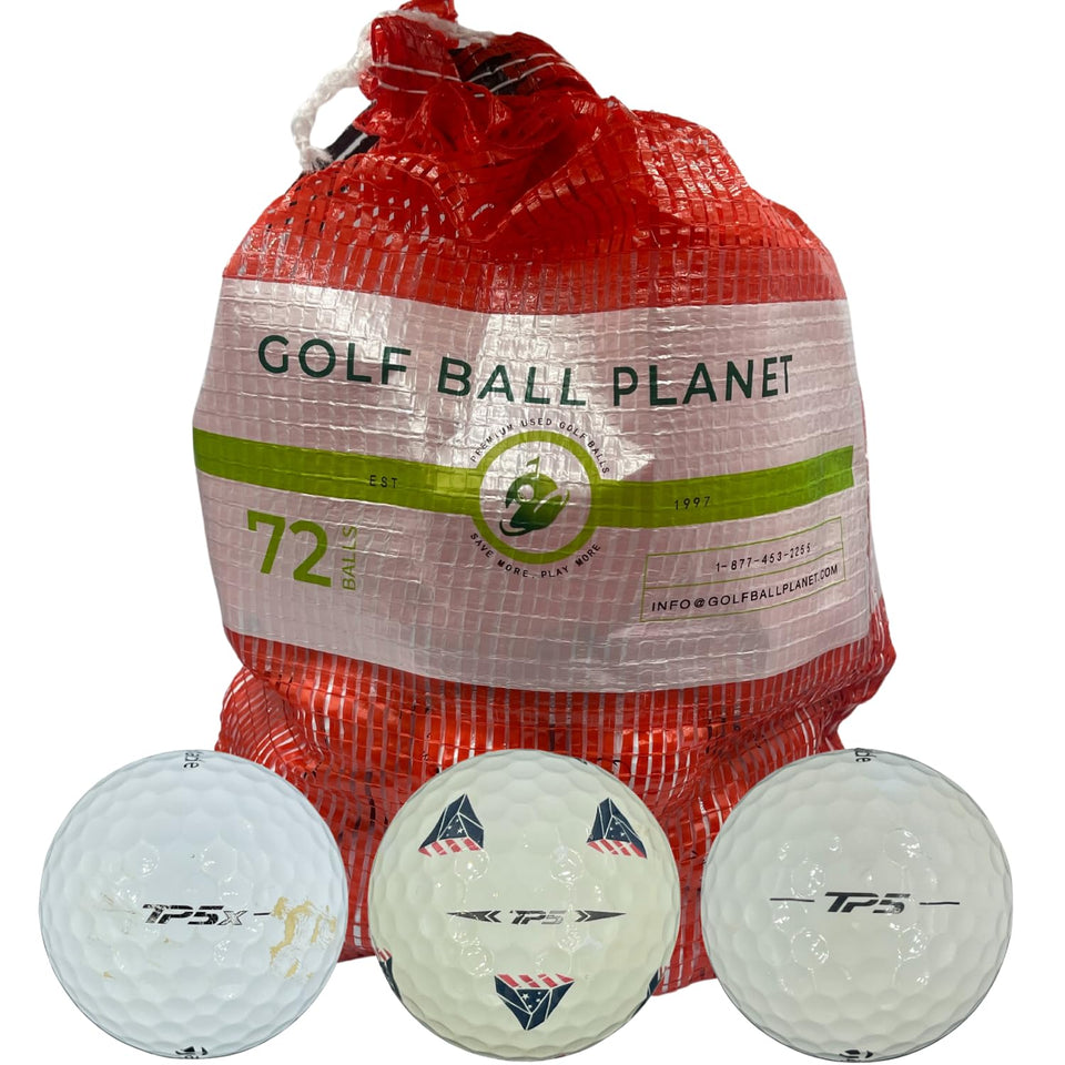 Golf Ball Planet TP5/TP5x balls in mesh bag for easy transport and practice