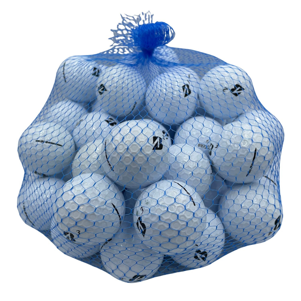 Golf Ball Planet E12 used balls in a 50-pack, white and ready for practice.