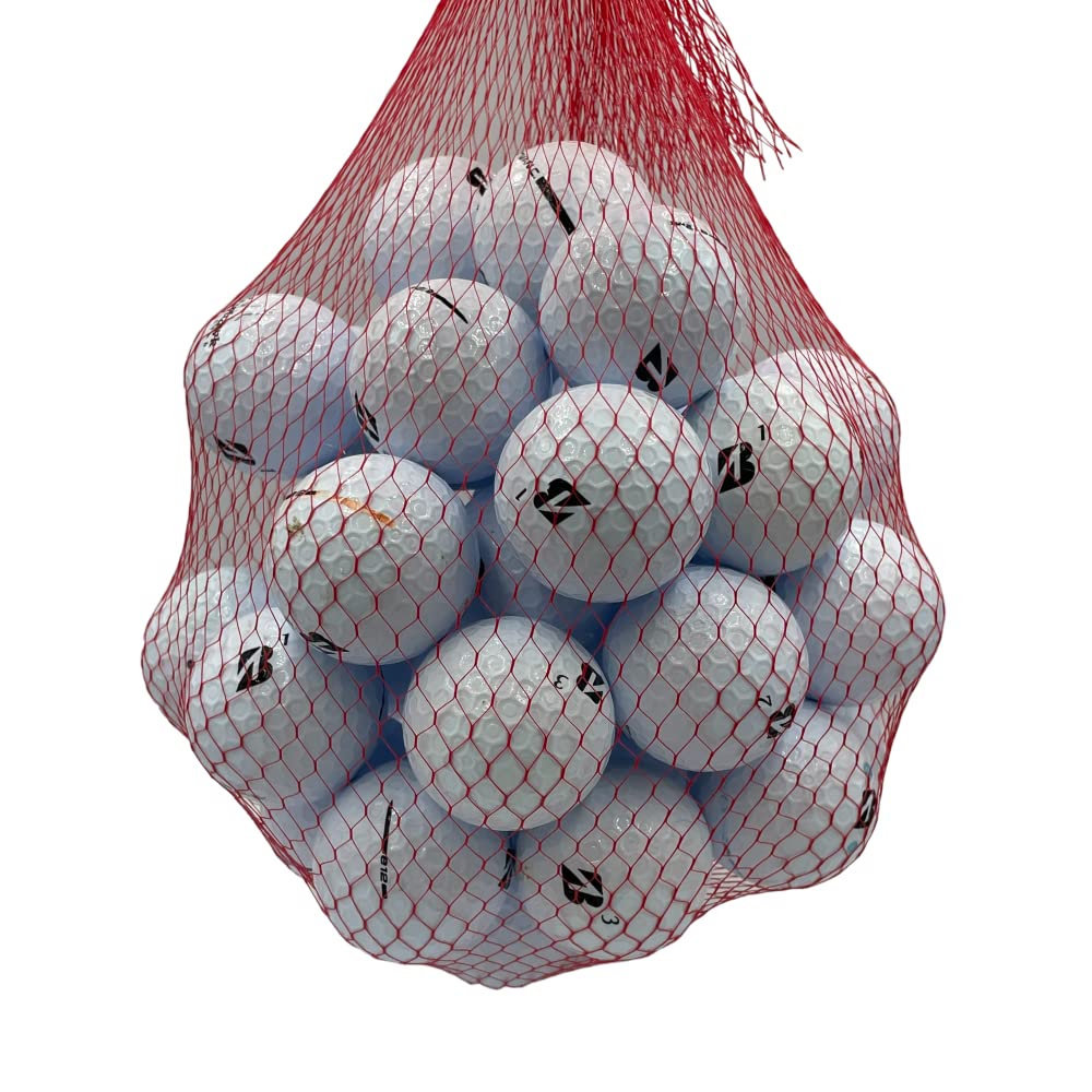 Golf Ball Planet E12 used balls in white, 50-pack, ideal for practice rounds.
