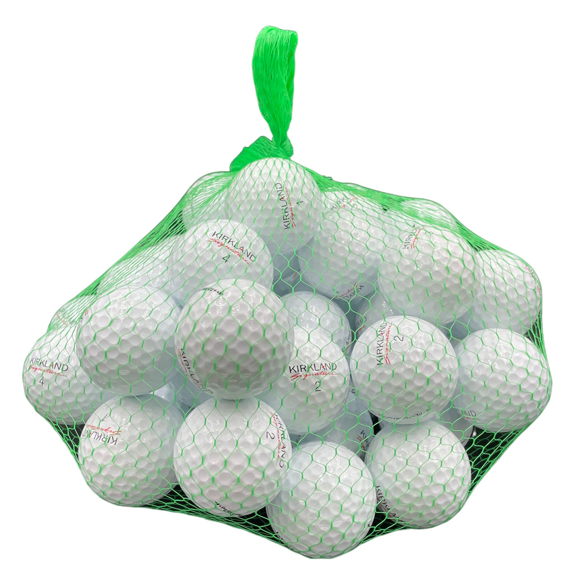 Golf Ball Planet Kirkland 5A Mint 50-pack front view—ready for practice.