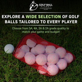 Golf Ball Planet practice setup shows range drills with ready-to-use balls.
