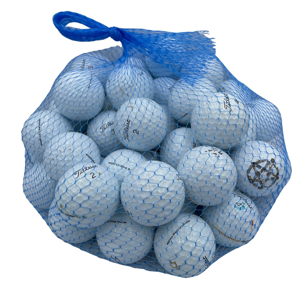 Golf Ball Planet Pro V1 2023 front view, ideal for practice and range sessions