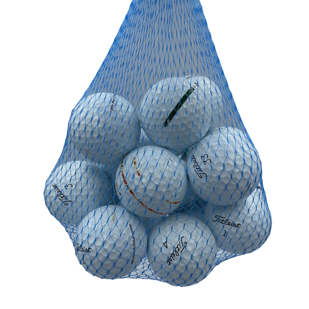 Golf Ball Planet Pro V1 2023 used 24-pack white, ready for practice or play.