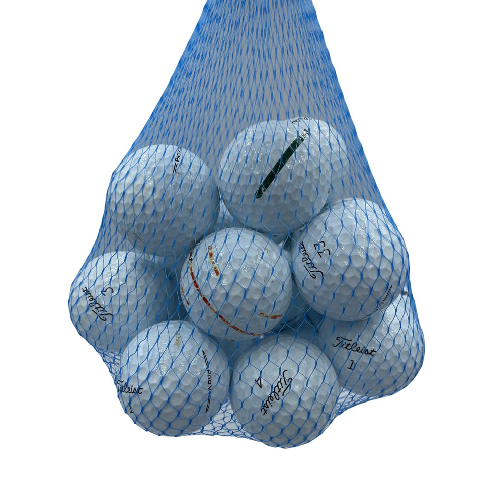 Golf Ball Planet Pro V1 2023 used 24-pack white, ready for practice or play.