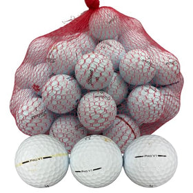 Golf Ball Planet Pro V1 2025 image shows logos for easy lineup on the range.