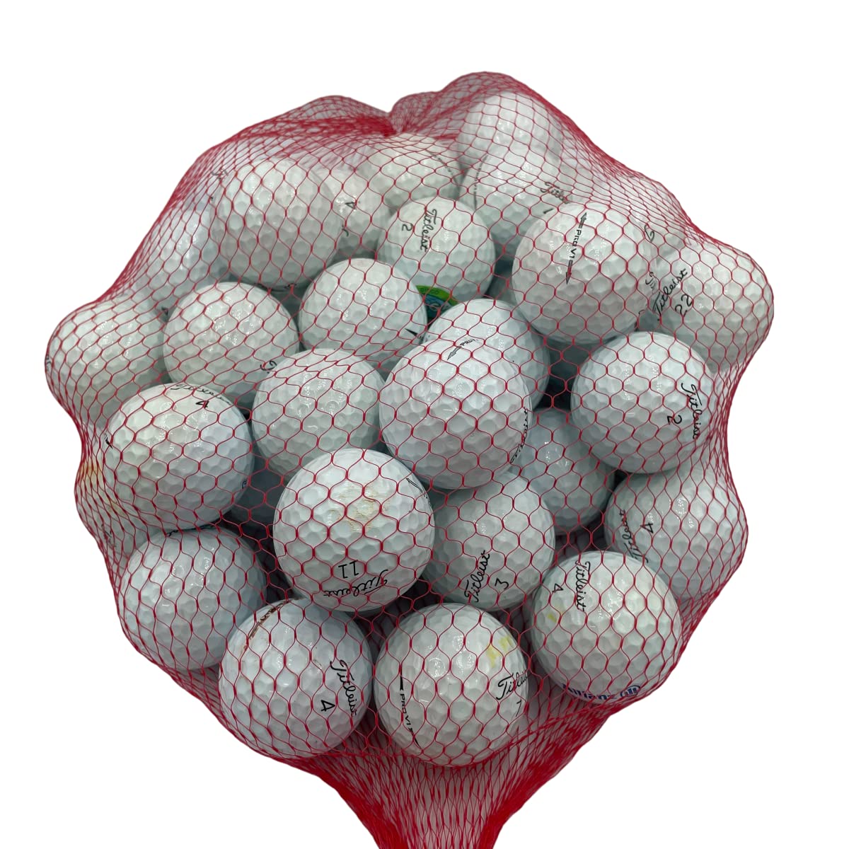 Golf Ball Planet Pro V1 mixed-years pack ready for play and practice.