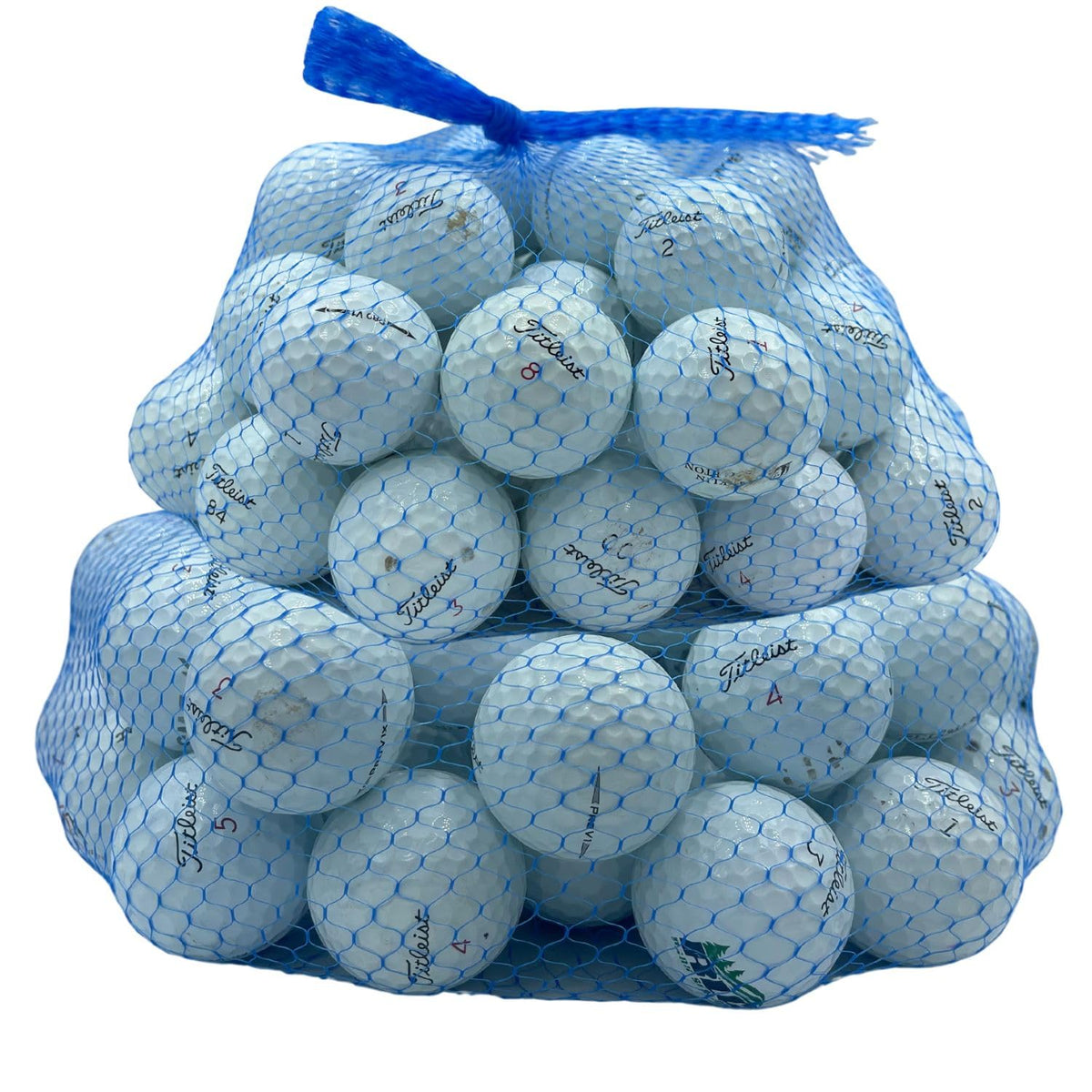 Golf Ball Planet Pro V1/V1x 100-pack used balls with mixed years.