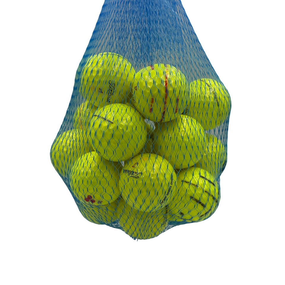 Golf Ball Planet Pro V1x 2023 yellow pack front view showing vibrant color for visibility