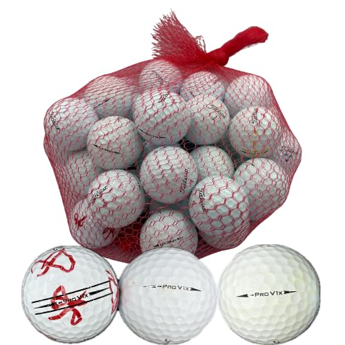 Golf Ball Planet Pro V1x Left Dash 3A Good Condition ball with logos, ideal for practice
