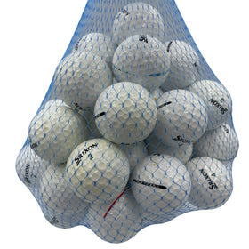 Golf Ball Planet soft-feel used balls in a 50-pack, ideal for practice.