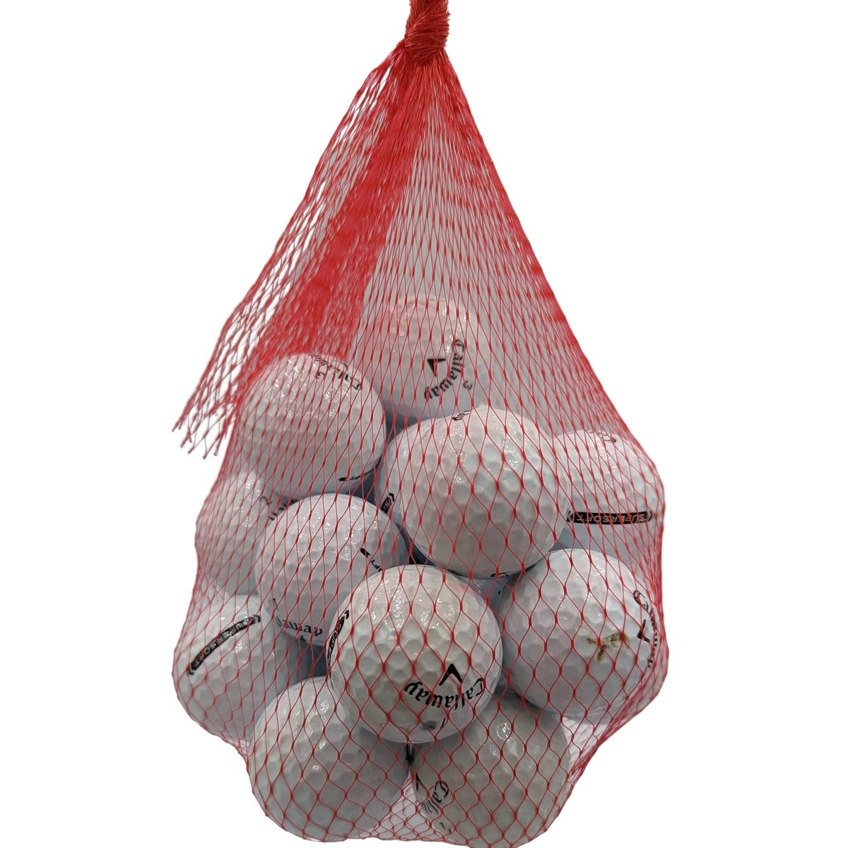 Golf Ball Planet Supersoft used 50-pack on display, highlighting bulk value for practice.