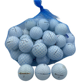 Golf Ball Planet TP5 used 50-pack box ready for practice rounds.