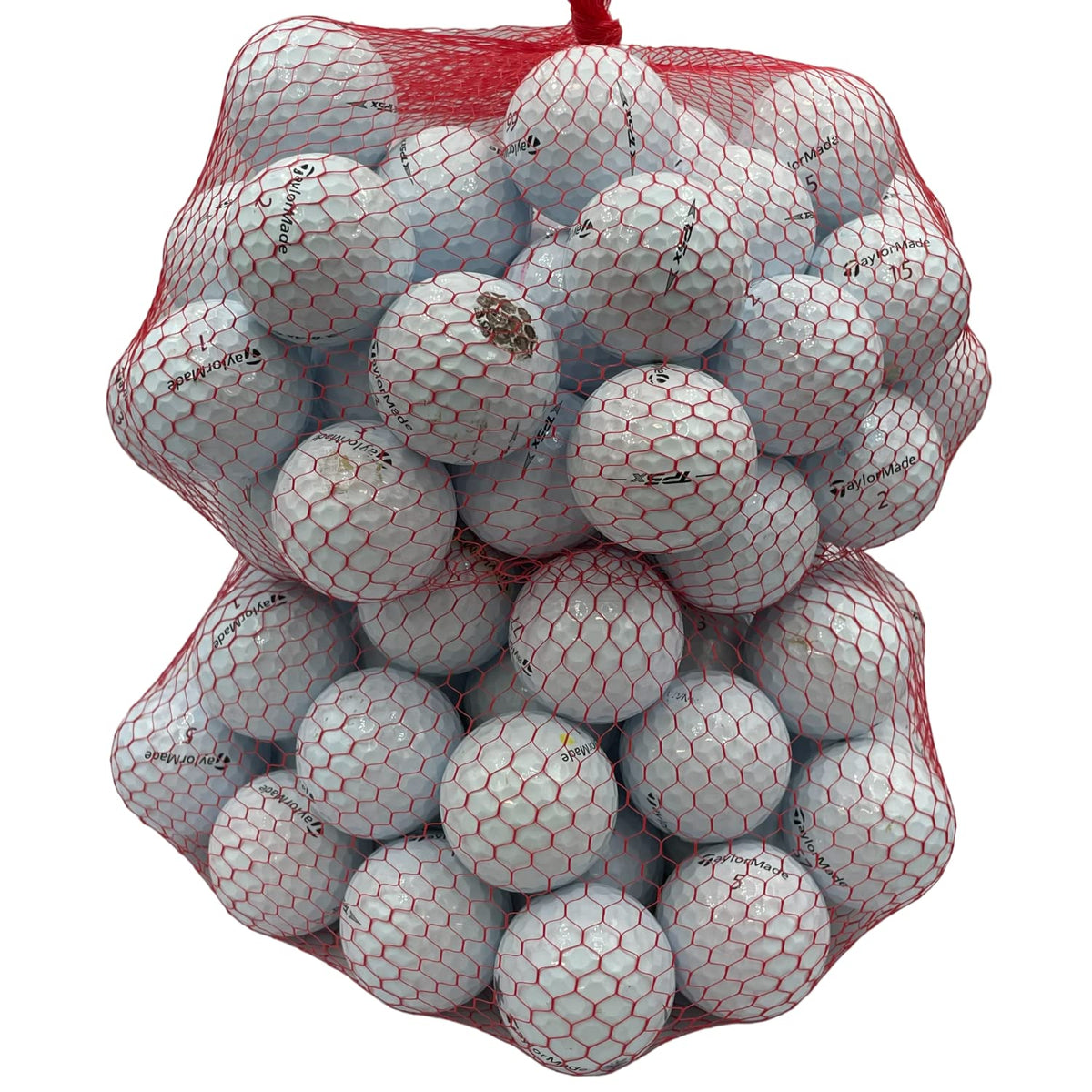 Golf Ball Planet TP5X used balls with logos for budget-friendly practice sessions.